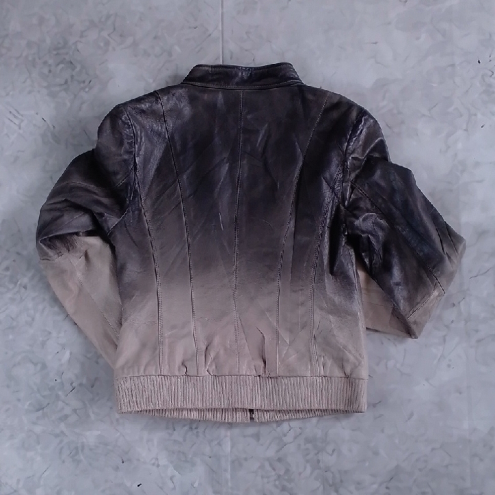 DANIER Gradient Black and Grey Women's Jacket - Picture 10 of 12